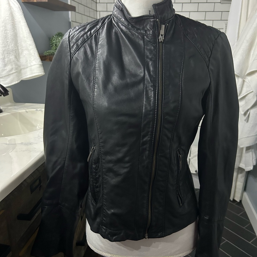 Colehaan leather jacket size XS.